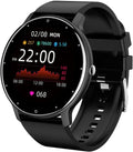 Smart Watch, Health Monitoring, Fitness Tracker Men Women, Sports Mode, Activity Tracker with Heart Rate Blood Oxygen and Sleep Monitor Waterproof Smartwatch for Android/Ios Phones (Black)