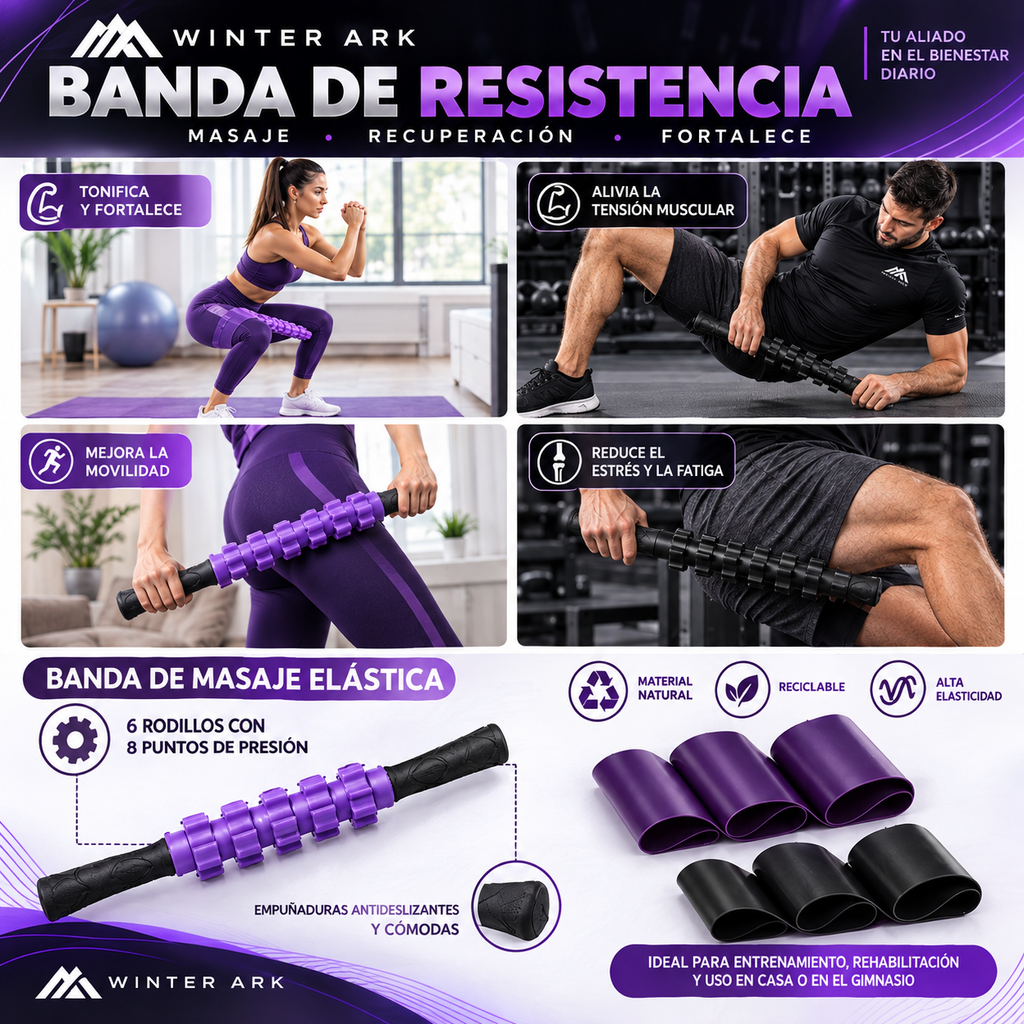 Thaw Recovery Kit — Rodillo + Pelota de Masaje