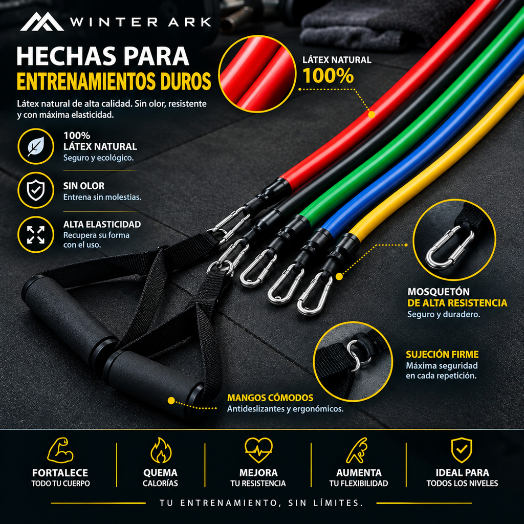 Iron Grip Bands — Set de Bandas de Resistencia