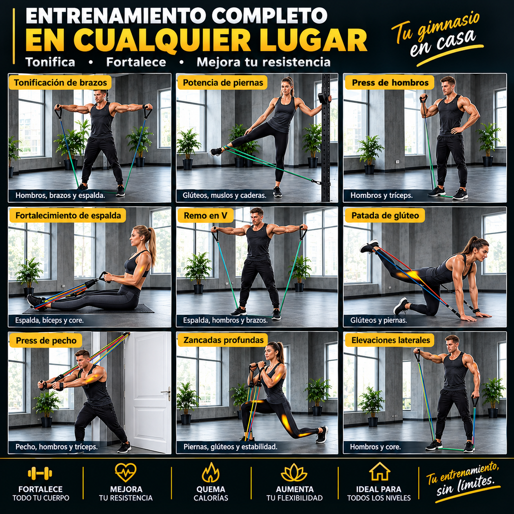 Iron Grip Bands — Set de Bandas de Resistencia